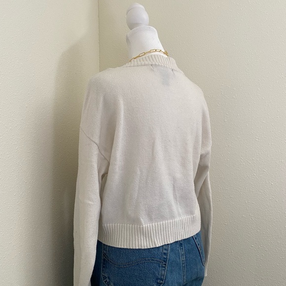 Forever 21 Off-White Buttoned Sweater - Picture 8 of 9